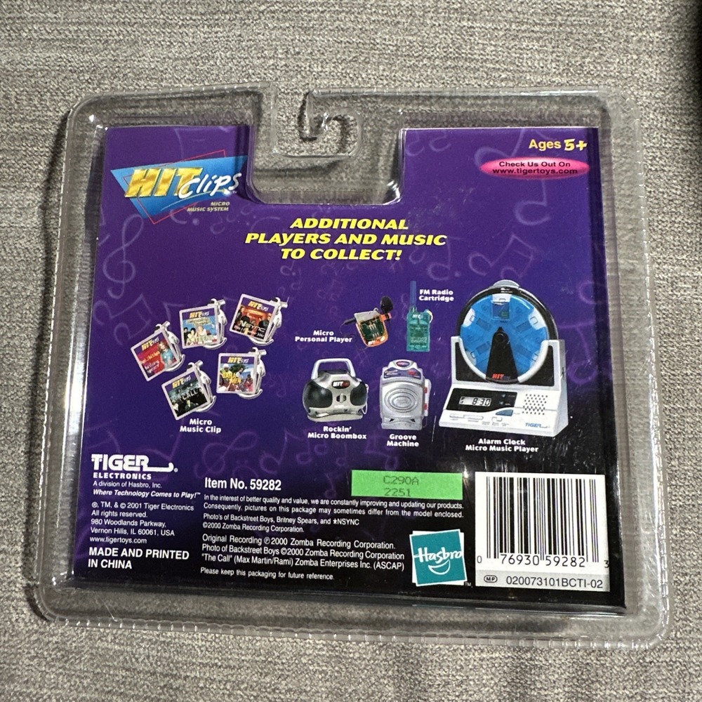 Vintage Hit Clips Micro Music Clip Backstreet Boys The Call NEW - Picture 2 of 2